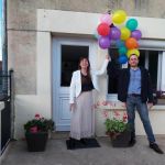 Les proprios f&egrave;tent les 5 ans du gite cette &eacute;t&eacute;